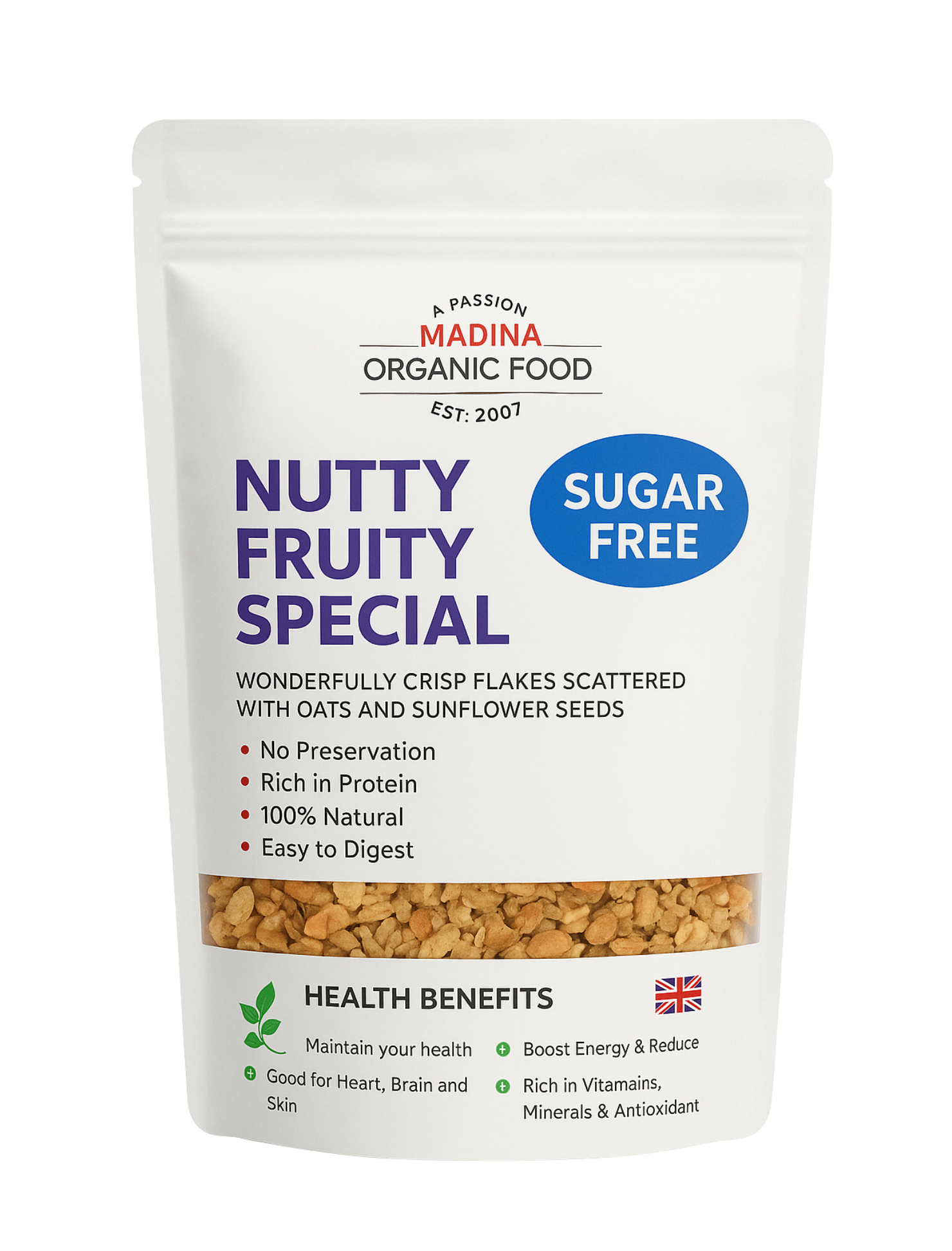 Sugar Free Oats - Madina Organic Food