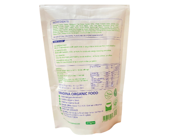 Nutty Fruity Special Oats - Madina Organic Food - Image 3